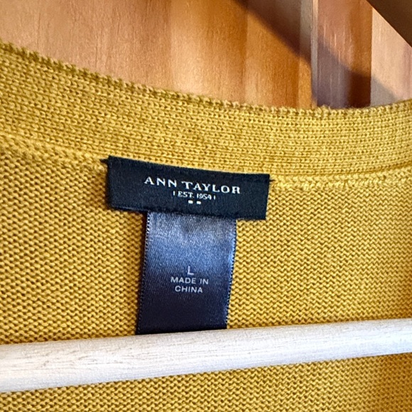 Ann Taylor Golden Cardigan Sweater - Picture 2 of 8